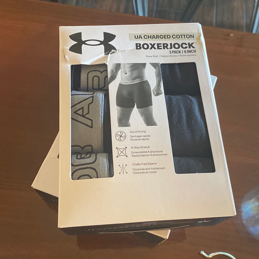 Under Armour Men’s Charged Cotton Boxerjock L